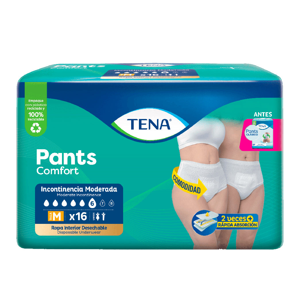 Pañales Tena Pants Clasic Talla M x 16 Unds – El mundo de Laura