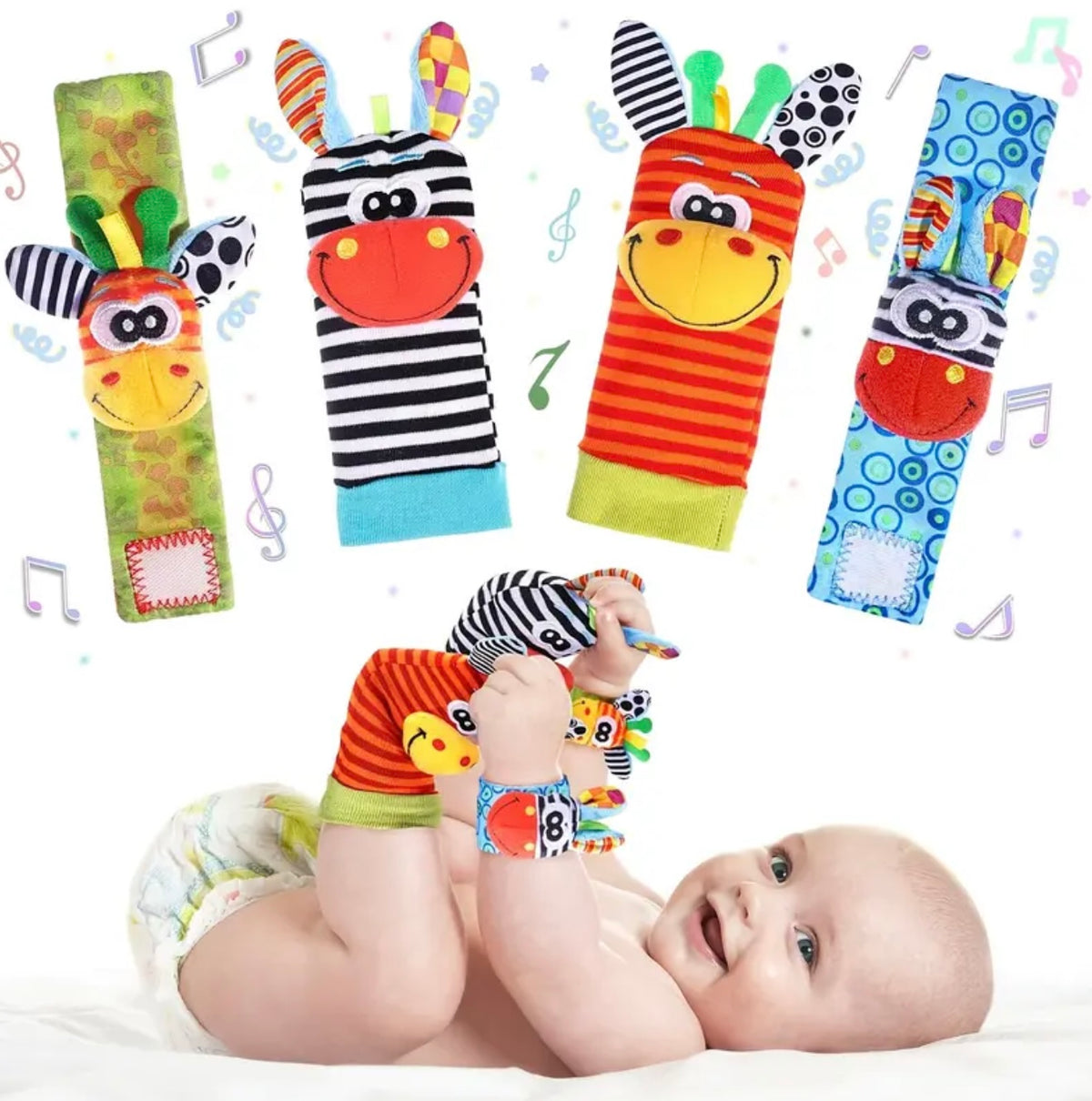 Sonajero pulsera + medias