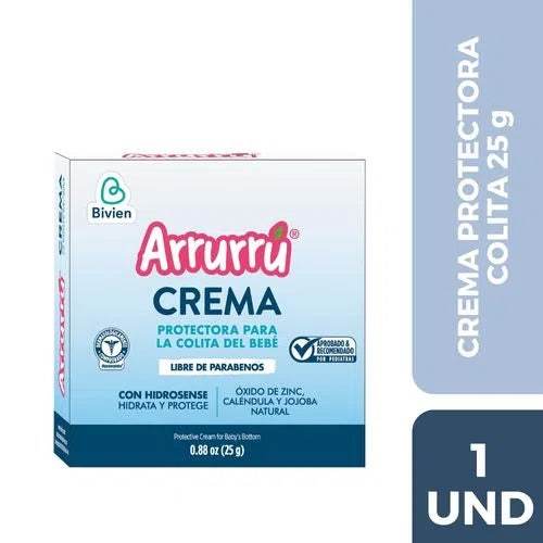 Crema antipañalitis Arrurrú x 25 g