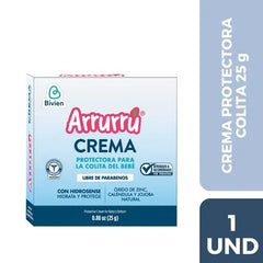 Crema antipañalitis Arrurrú x 25 g