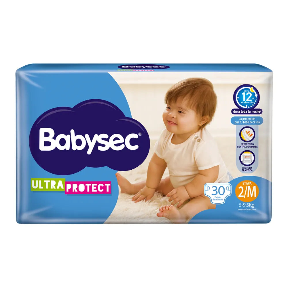 Pañales Babysec Etapa 2/M x 30 Unds.