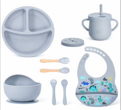 Vajilla en silicona 10 piezas estampada