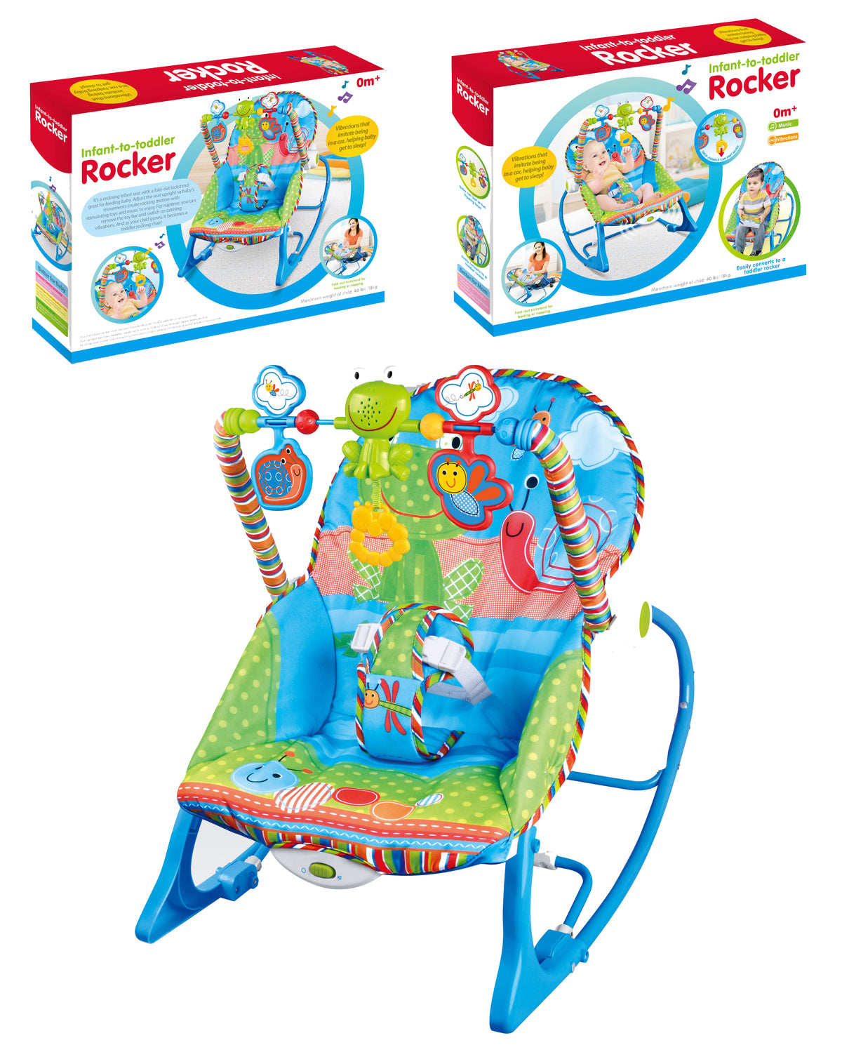 Silla mecedora y vibradora