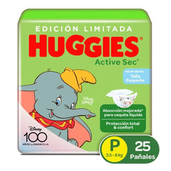 Pañales Huggies Active Sec Etapa 1/P x 25 Unds