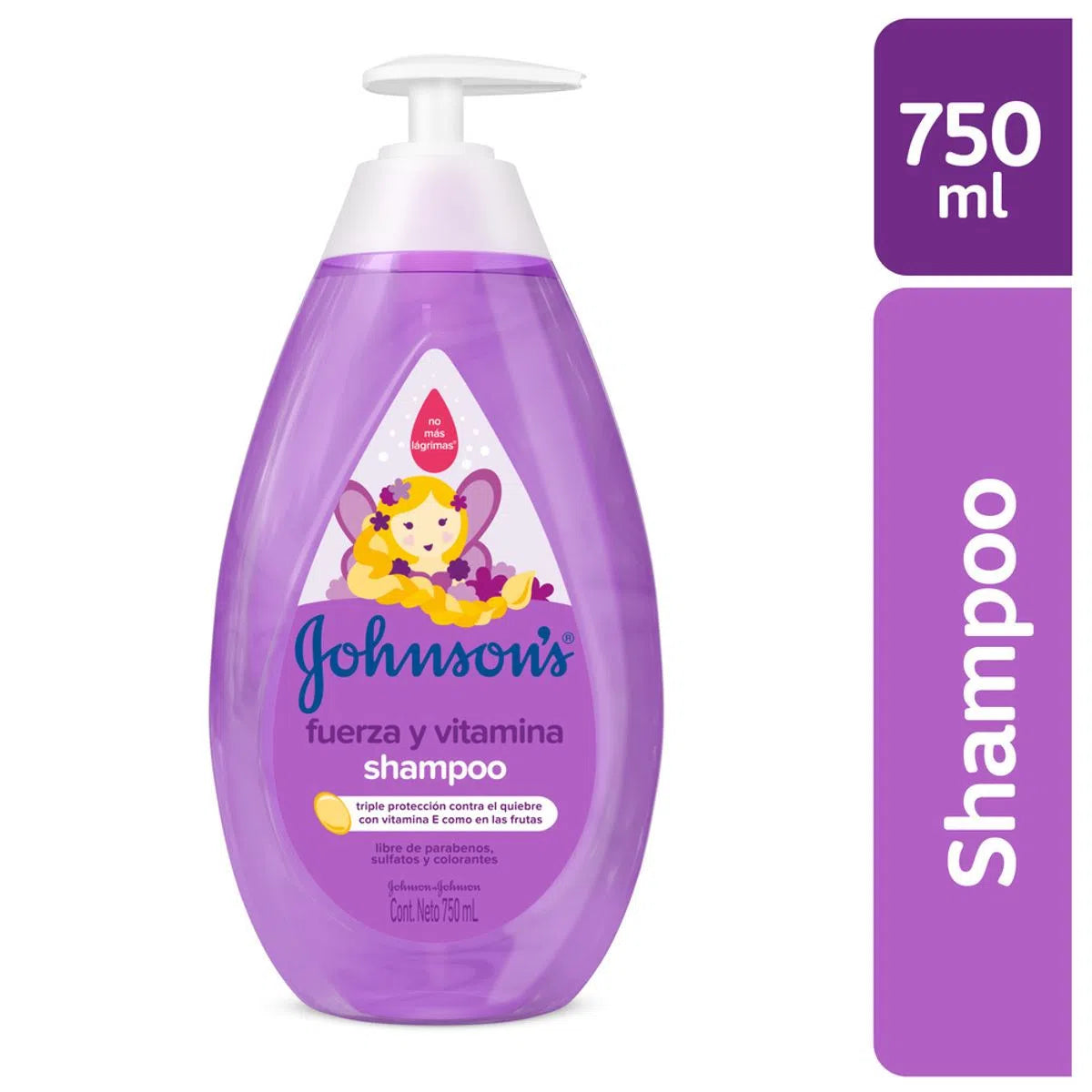 Shampoo Johnsons Fuerza y Vitamina x 750 ml