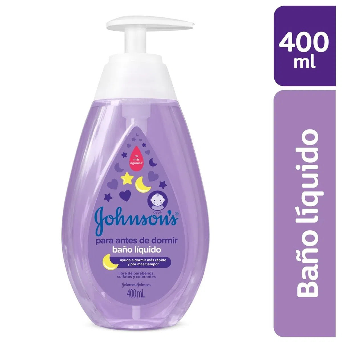Baño liquido Johnsons para antes de dormir x 400 ml