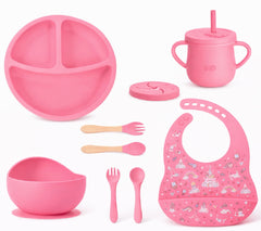Vajilla en silicona 10 piezas estampada