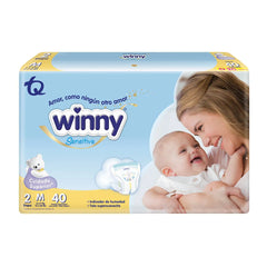 Pañales Winny Gold etapa 2/M x 40 Unds