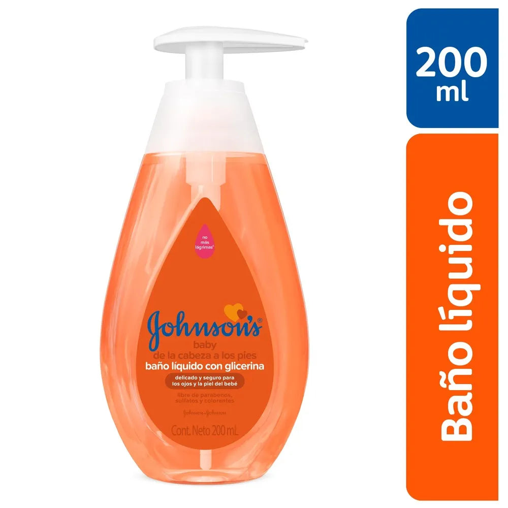 Baño liquido Johnsons con Glicerina x 200 ml