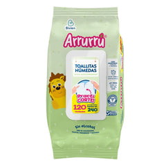 Toallitas húmedas Arrurrú Aloe Vera x 120 unidades