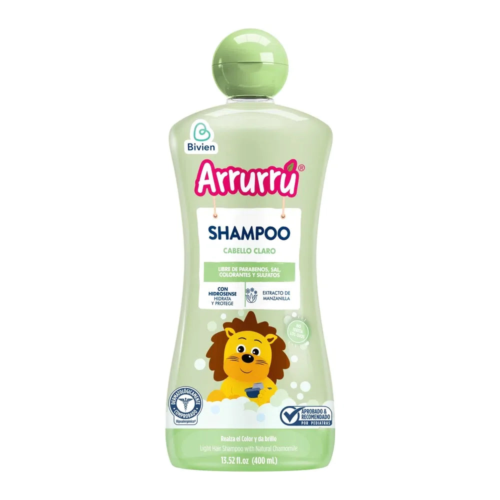 Shampoo Arrurru Cabello claro x 400 ml
