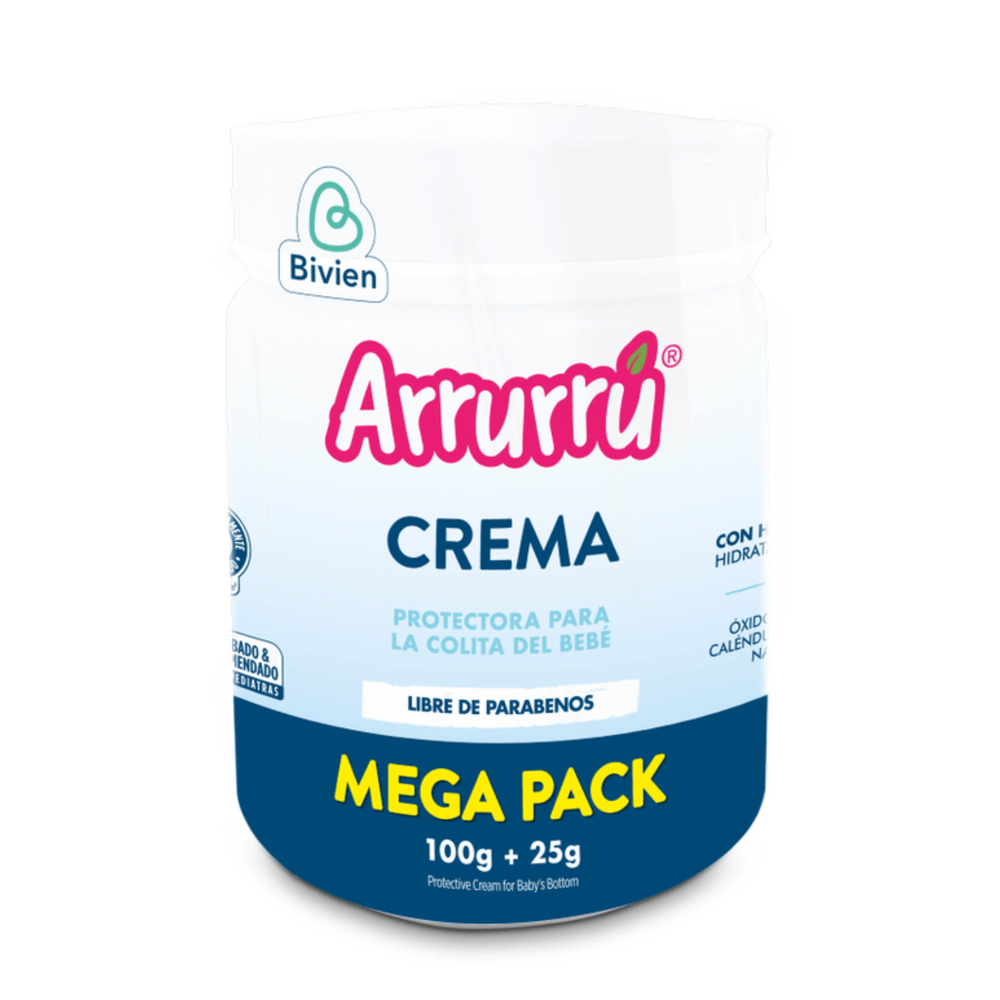 Crema antipañalitis Arrurrú x 100+25 g