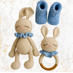 Sonajero y Peluche de Apego (Amigurumi)