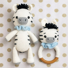 Sonajero y Peluche de Apego (Amigurumi)