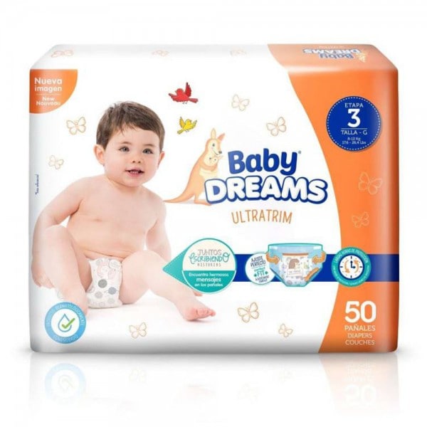 Pañales Baby Dreams Etapa 3 x 50 Unds