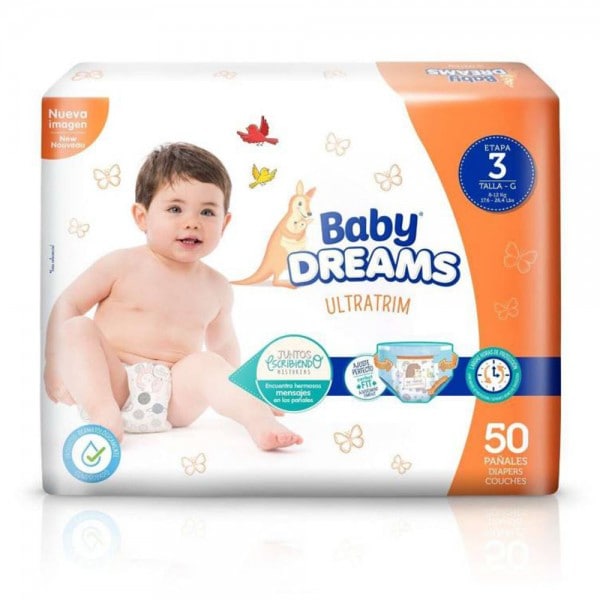Pañales Baby Dreams Etapa 3 x 50 Unds