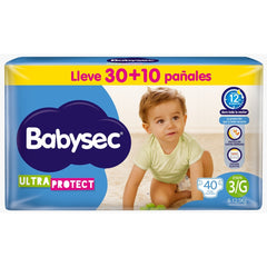 Pañales Babysec Etapa 3/G x 40 Unds