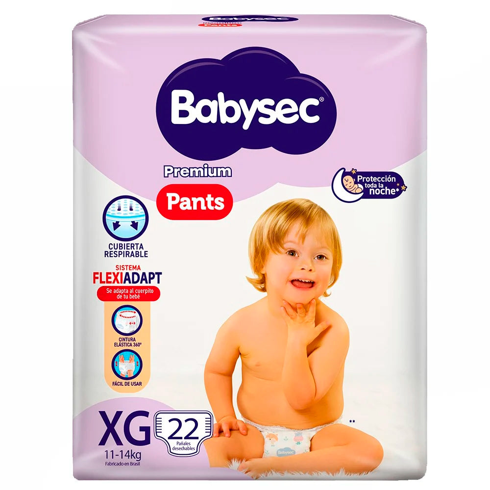 Pañales Babysec Pants Etapa 4/XG x 22 Unds