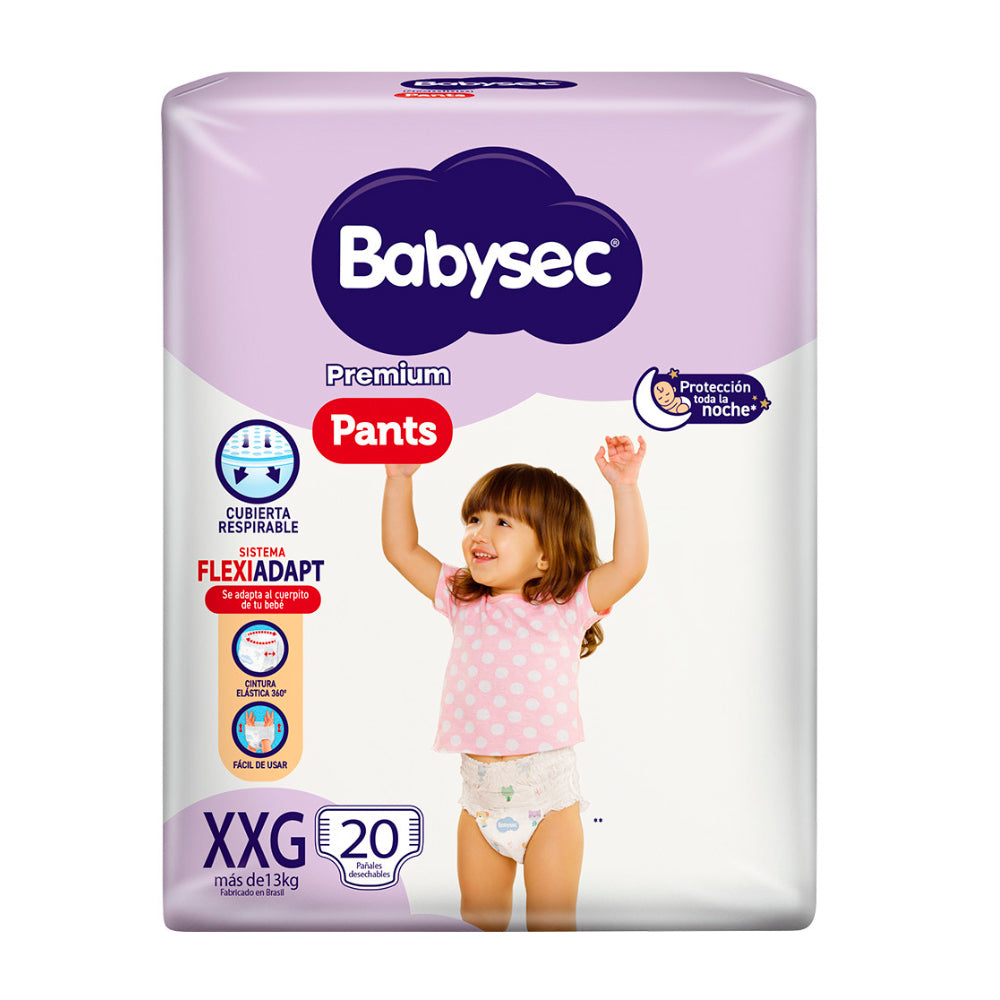 Pañales Babysec Pants Etapa 5/XXG x 20 Unds
