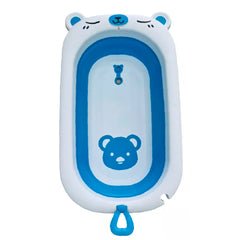 Bañera plegable Oso Azul