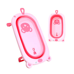 Bañera plegable Oso Rosa