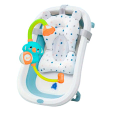 Bañera plegable Con ducha Azul