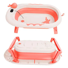 Bañera plegable + Ducha Rosa