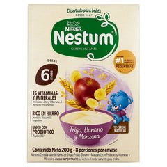 Cereal Nestum Trigo, Banano y Manzana x 200 g