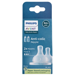 Chupa para Tetero Avent Clasic x 2 unds 3 m+