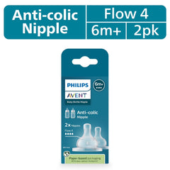Chupa para Tetero Avent Clasic x 2 unds 6 m+