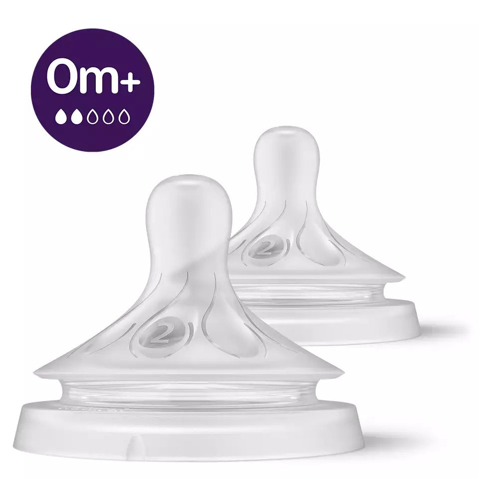 Chupa para Tetero Avent Natural Response 0 m+ x 2 unds nivel 2