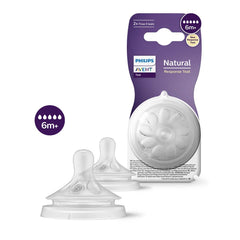 Chupa para Tetero Avent Natural Response 6 m+ x 2 unds