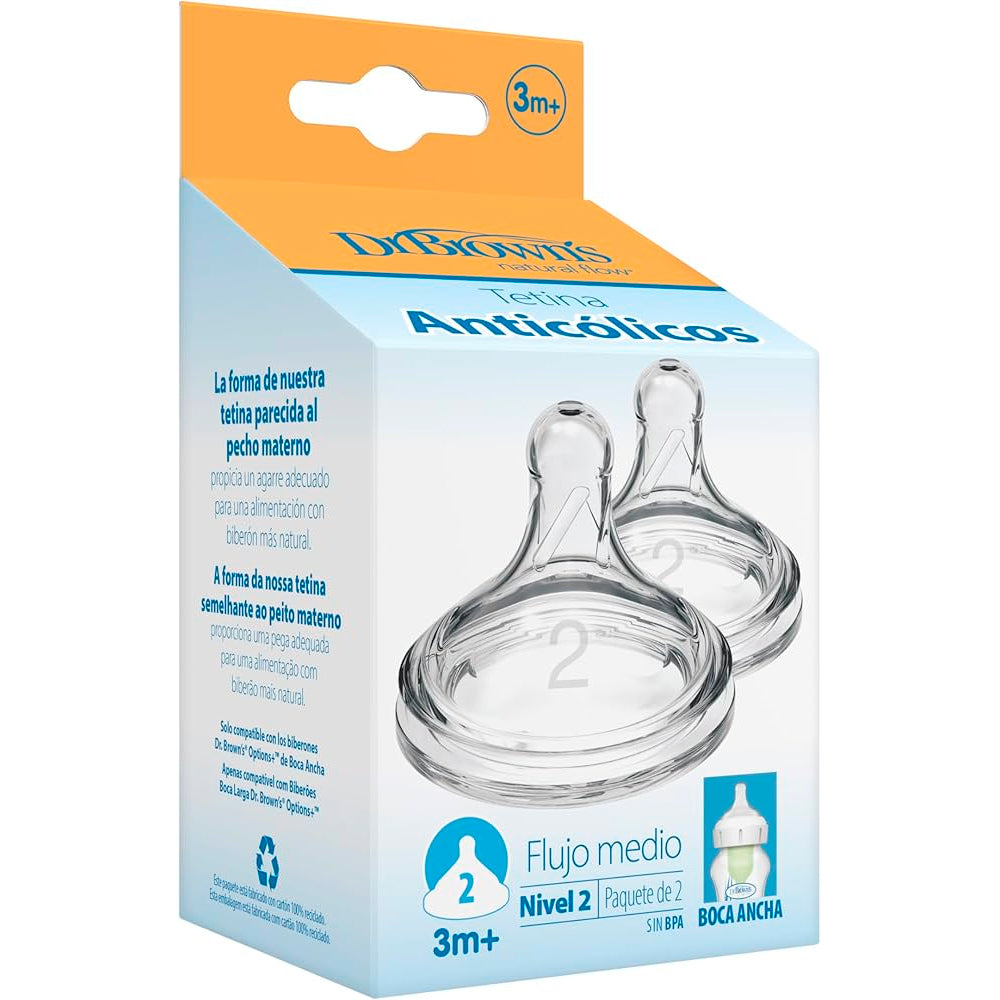 Chupa para Tetero Dr Brown`s 3m+