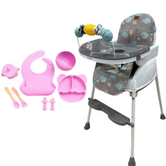 Silla comedor Shine 3 en 1 Promo con vajilla