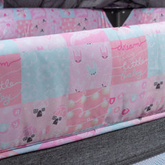 Cuna corral mecedora Dacora Ebaby 750-1 Rosa