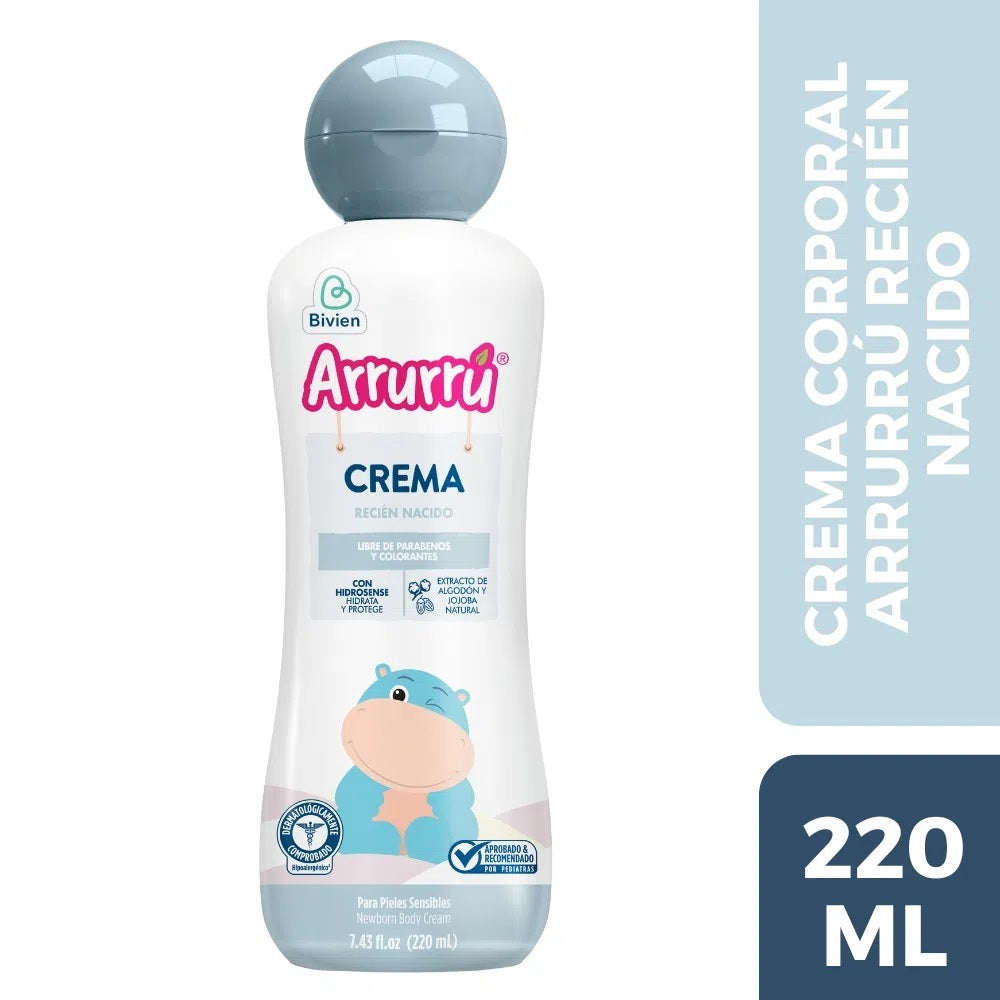 Crema Liquida Arrurrú Recién Nacido x 220 ml