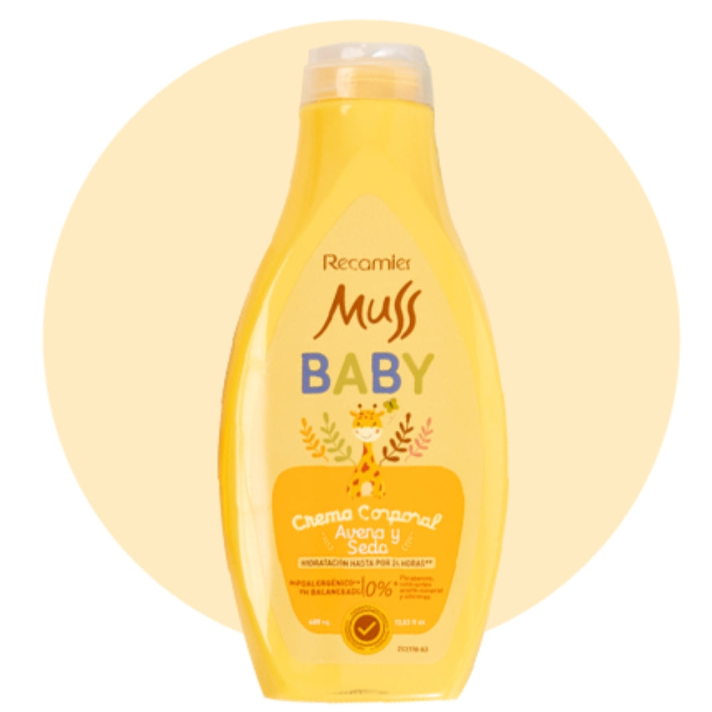 Crema Corporal Muss Baby Avena x 400ml