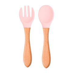 Cubiertos en bambu y silicona