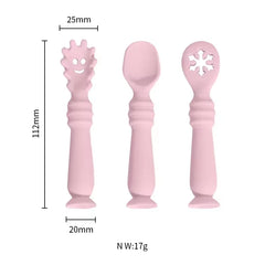 Cucharas x 3 en silicona