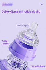 Tetero 9 oz Antiderrames con Asas – Sistema Anticólicos