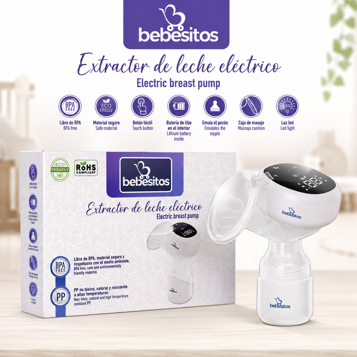 Extractor de Leche Eléctrico
