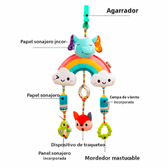 Sonajero colgante Arcoiris