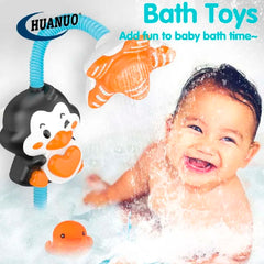 Ducha para bebé Pingûino