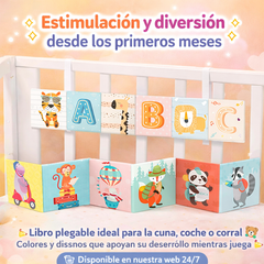 Libro Plegable de Estimulación para Bebé