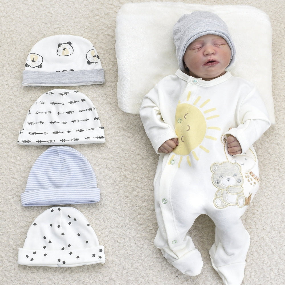 Gorro x 5 unds Choco miel Osos