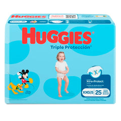 Pañales Huggies Triple Protección 5/XXG x 25 unds