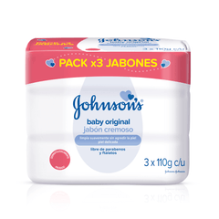 Jabón Johnson Baby Original x 3