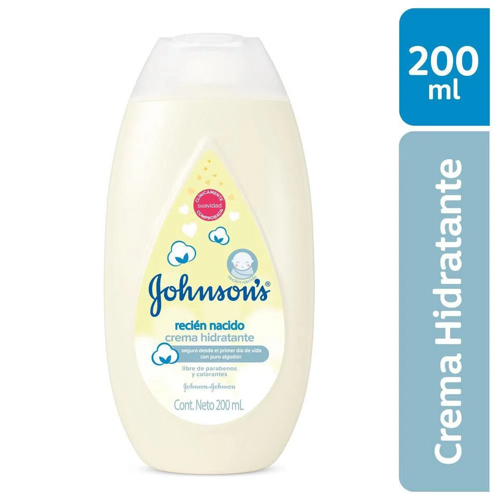 Crema liquida Johnsons recien nacido x 200 ml