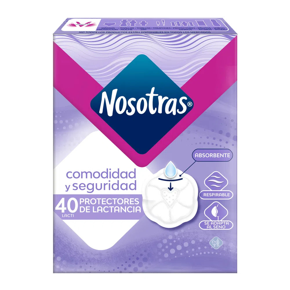 Protectores de Lactancia Nosotras x 40