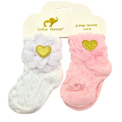 Medias Bebe Favour x 2 Pares